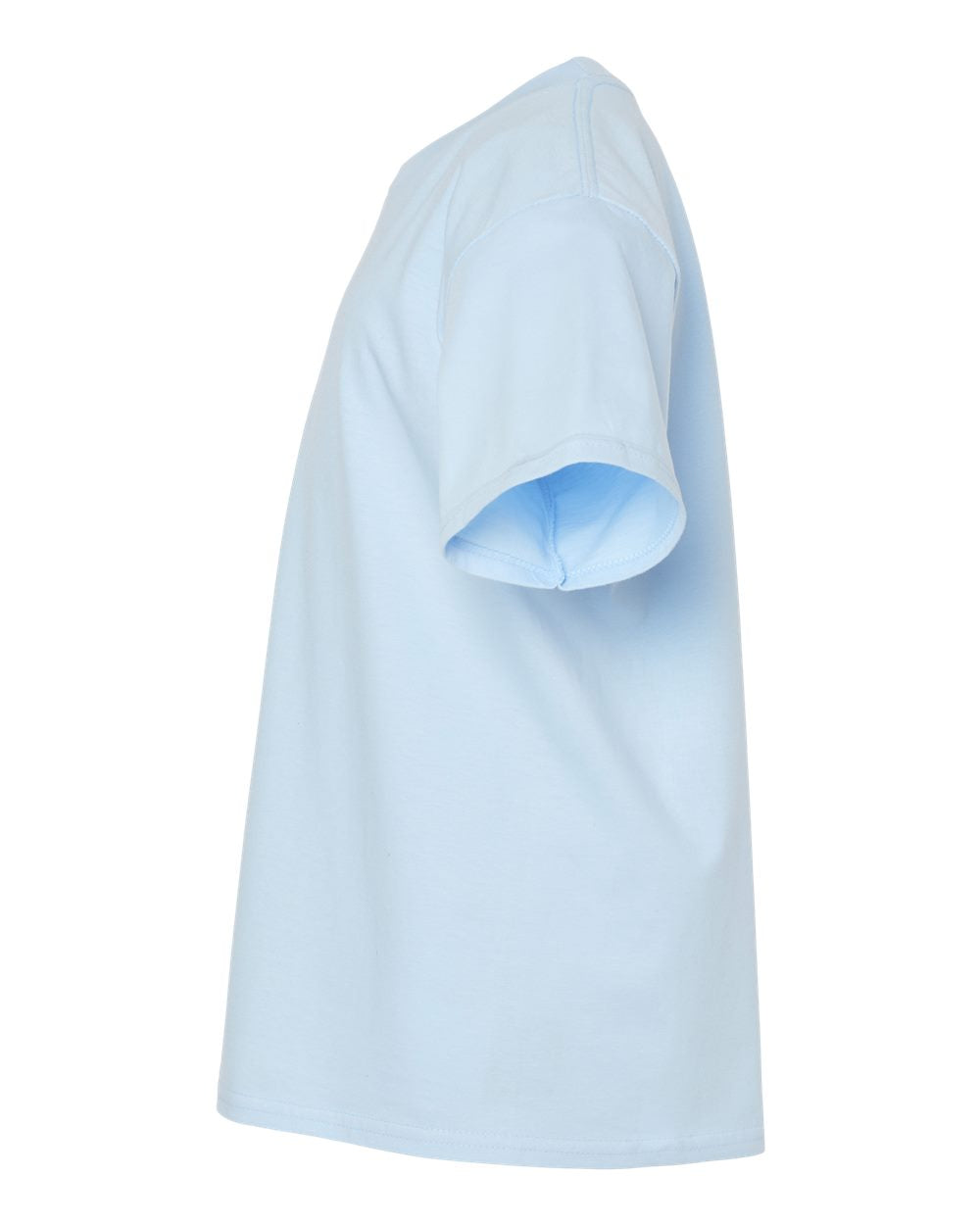 Gildan 65000B Youth Softstyle® Midweight T-Shirt - Light Blue - Direct Side