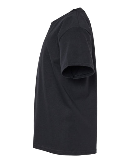 Gildan 65000B Youth Softstyle® Midweight T-Shirt - Pitch Black - Direct Side
