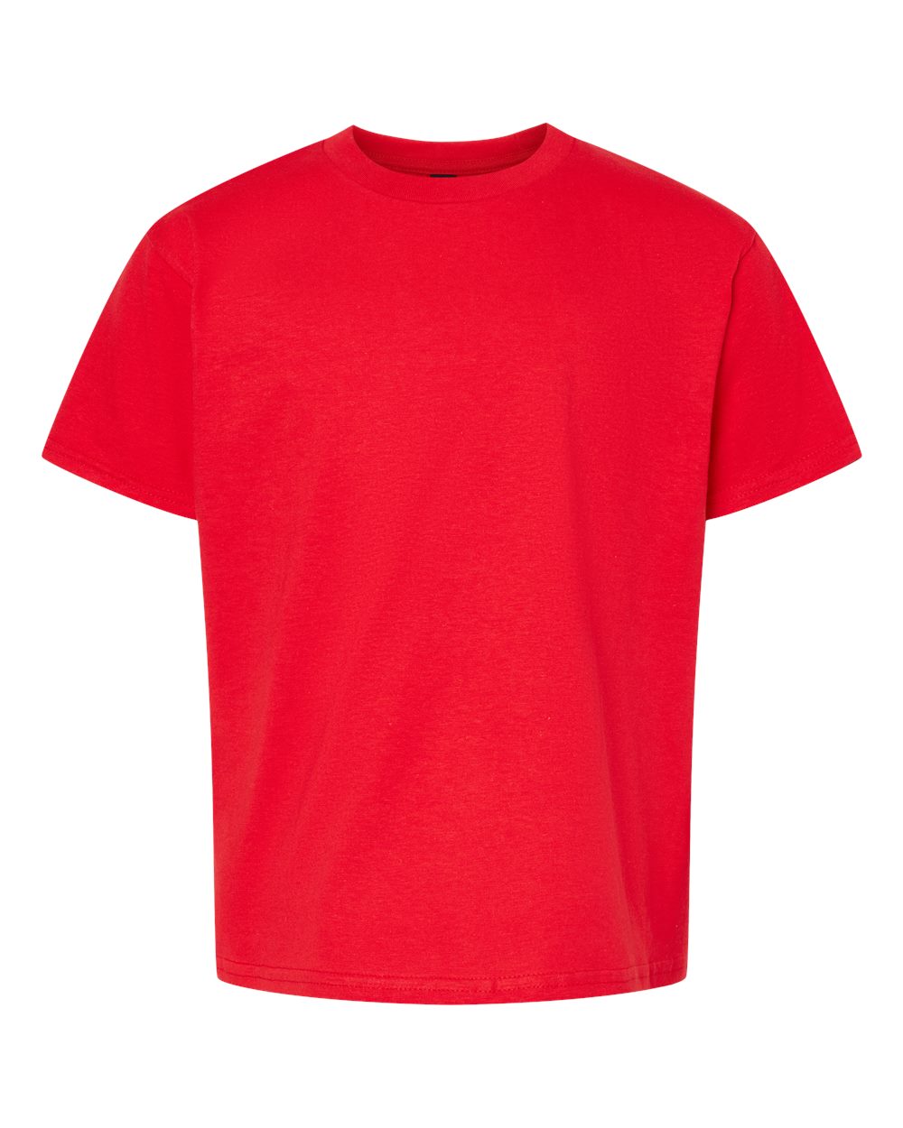 Gildan 65000B Youth Softstyle® Midweight T-Shirt - Red - Front View