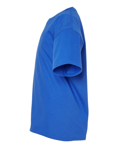 Gildan 65000B Youth Softstyle® Midweight T-Shirt - Royal - Direct Side