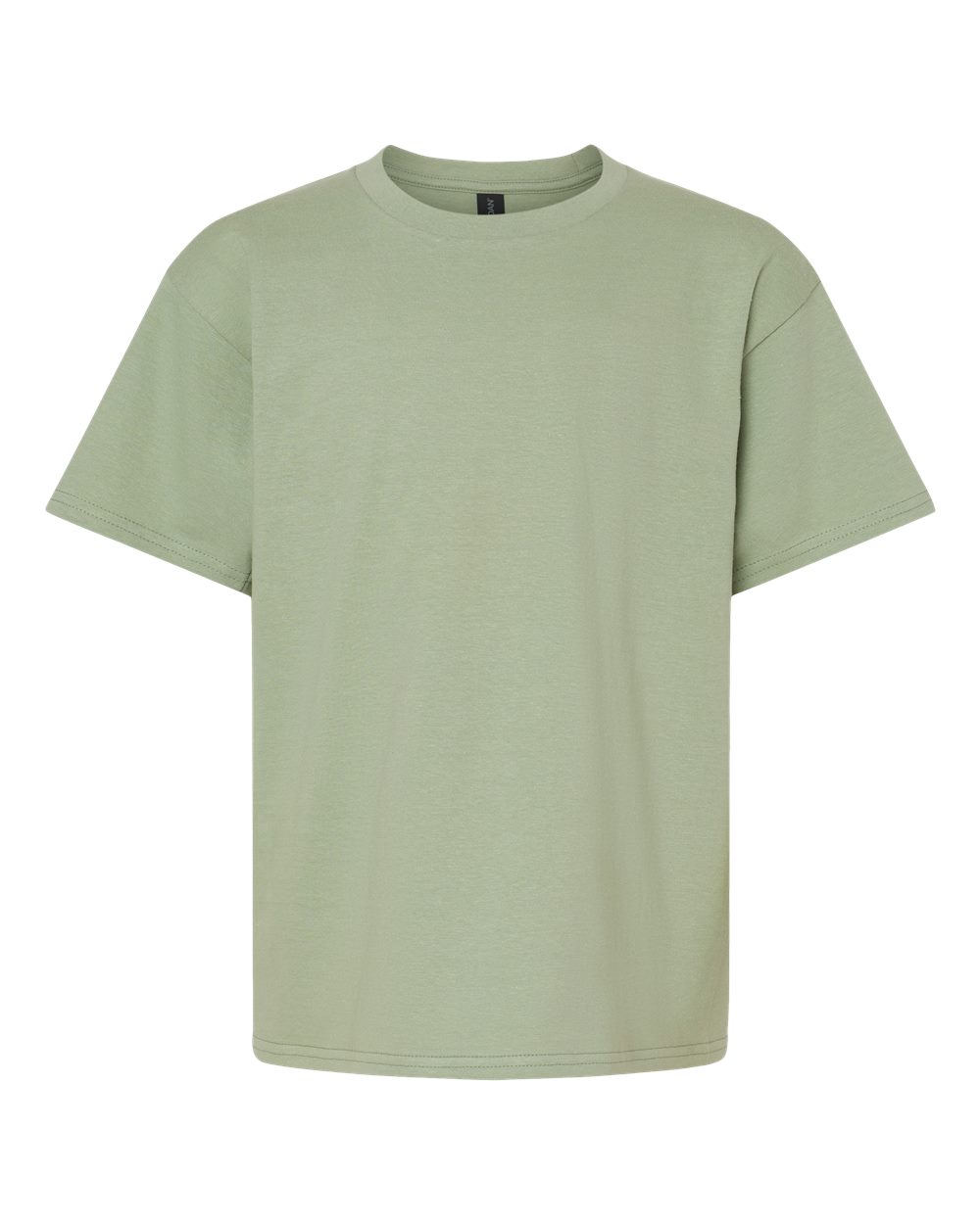Gildan 65000B Youth Softstyle® Midweight T-Shirt - Sage - Front View