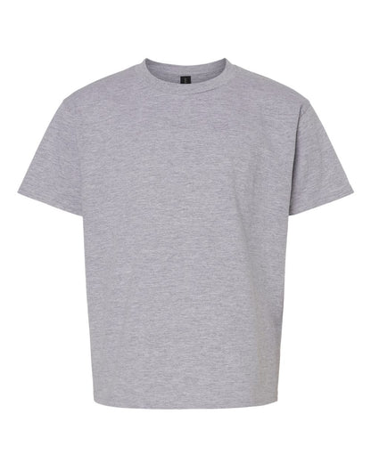 Gildan 65000B Youth Softstyle® Midweight T-Shirt - Sport Grey - Front View