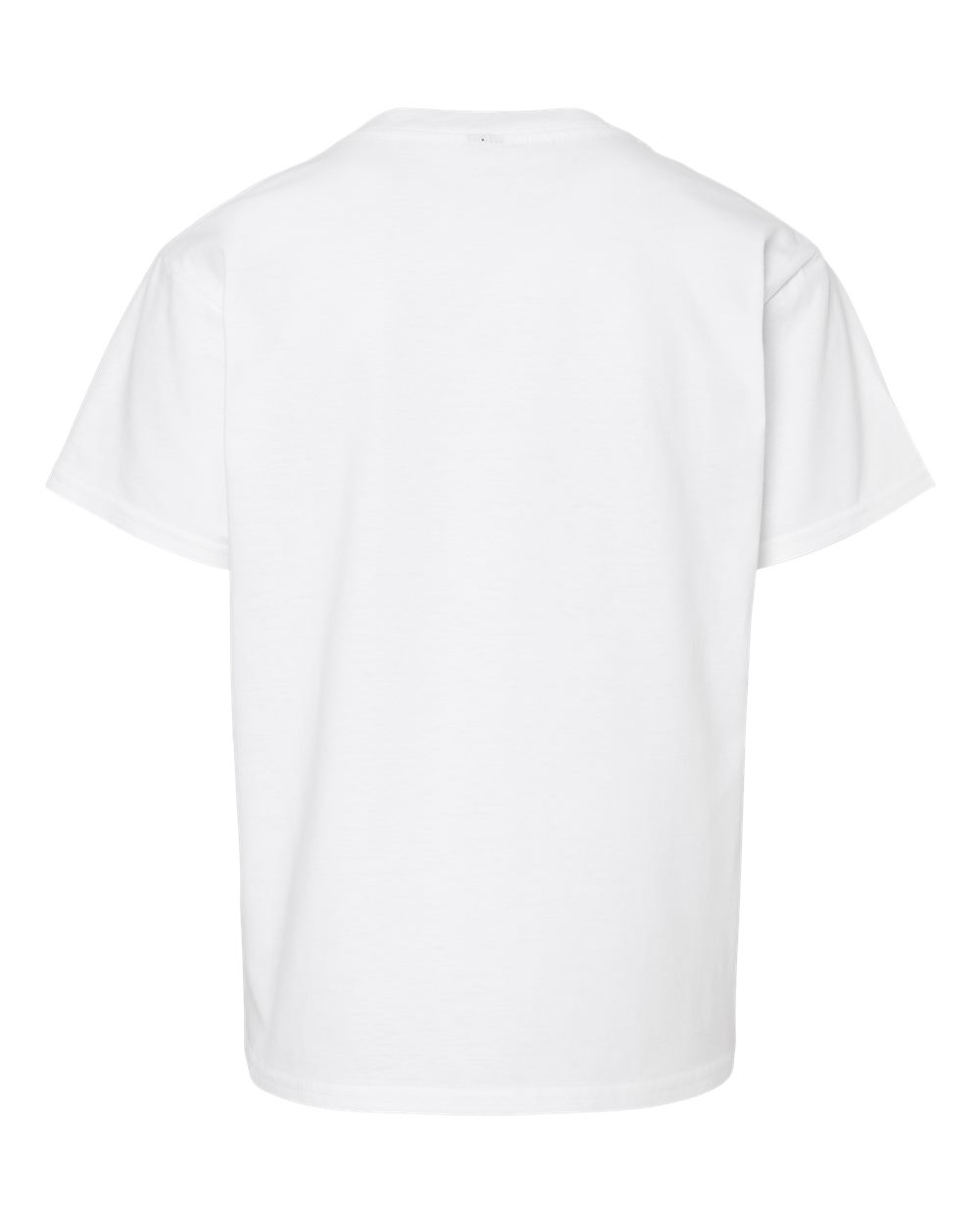 Gildan 65000B Youth Softstyle® Midweight T-Shirt - White - Back View