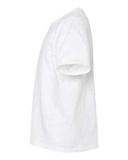 Gildan 65000B Youth Softstyle® Midweight T-Shirt - White - Direct Side