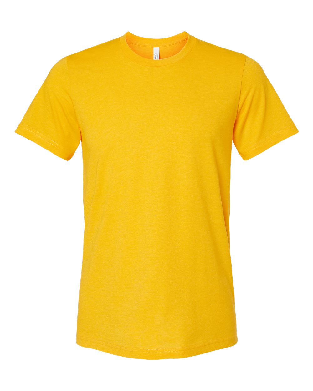 BELLA + CANVAS 3001CVC CVC Jersey Tee - Heather Gold - Front View