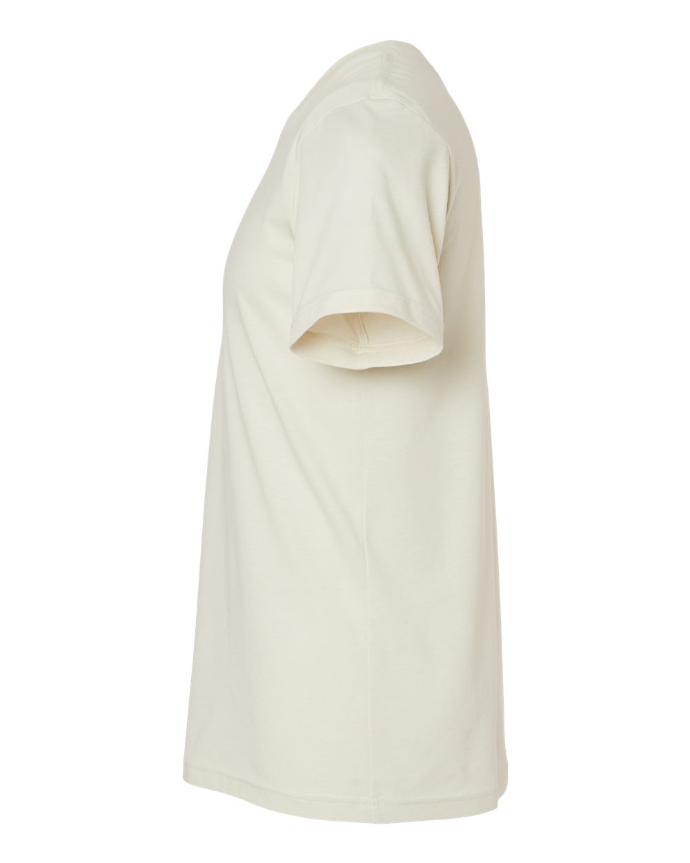 BELLA + CANVAS 3001CVC CVC Jersey Tee - Heather Oatmeal - Direct Side
