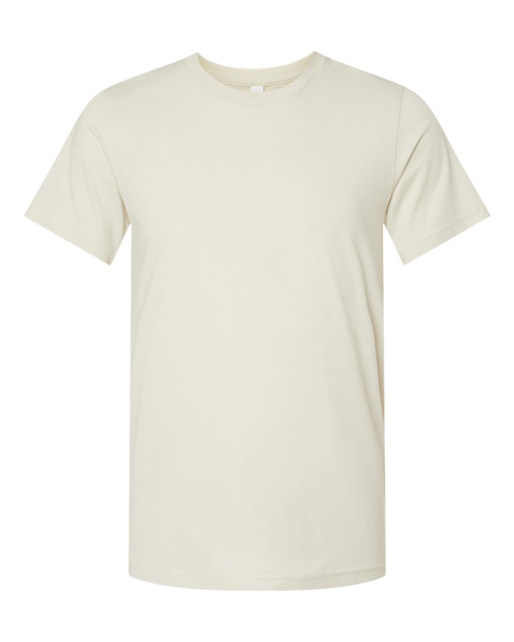 BELLA + CANVAS 3001CVC CVC Jersey Tee - Heather Oatmeal - Front View
