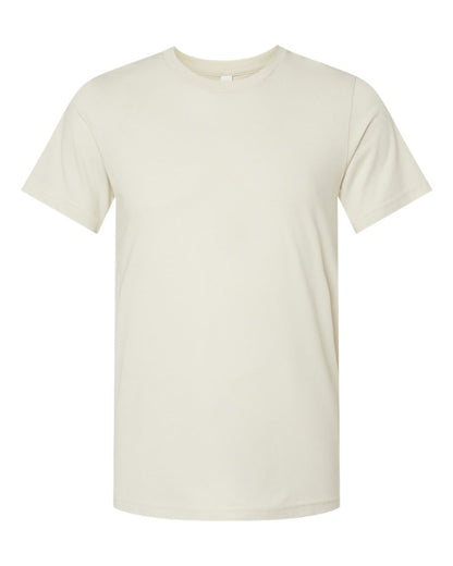 BELLA + CANVAS 3001CVC CVC Jersey Tee - Heather Oatmeal - Front View