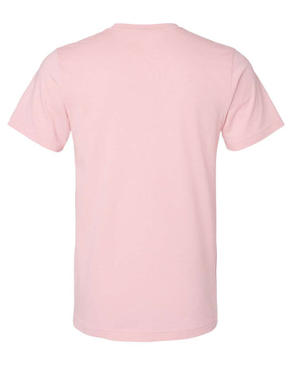 BELLA + CANVAS 3001CVC CVC Jersey Tee - Heather Pink - Back View