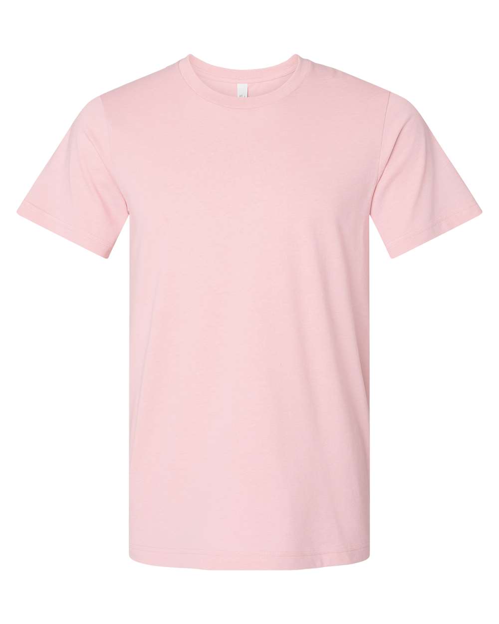BELLA + CANVAS 3001CVC CVC Jersey Tee - Heather Pink - Front View