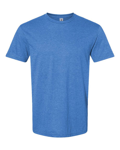 Gildan 64000CVC Unisex Softstyle® CVC T-Shirt - Carolina Blue Mist - Front View