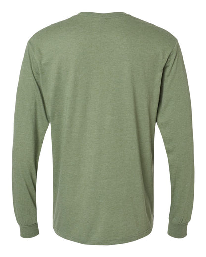 Gildan 64440CVC Unisex Softstyle® CVC Long Sleeve T-Shirt - Cactus - Back View