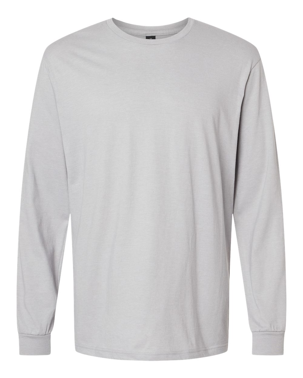 Gildan 64440CVC Unisex Softstyle® CVC Long Sleeve T-Shirt - Cement - Front View