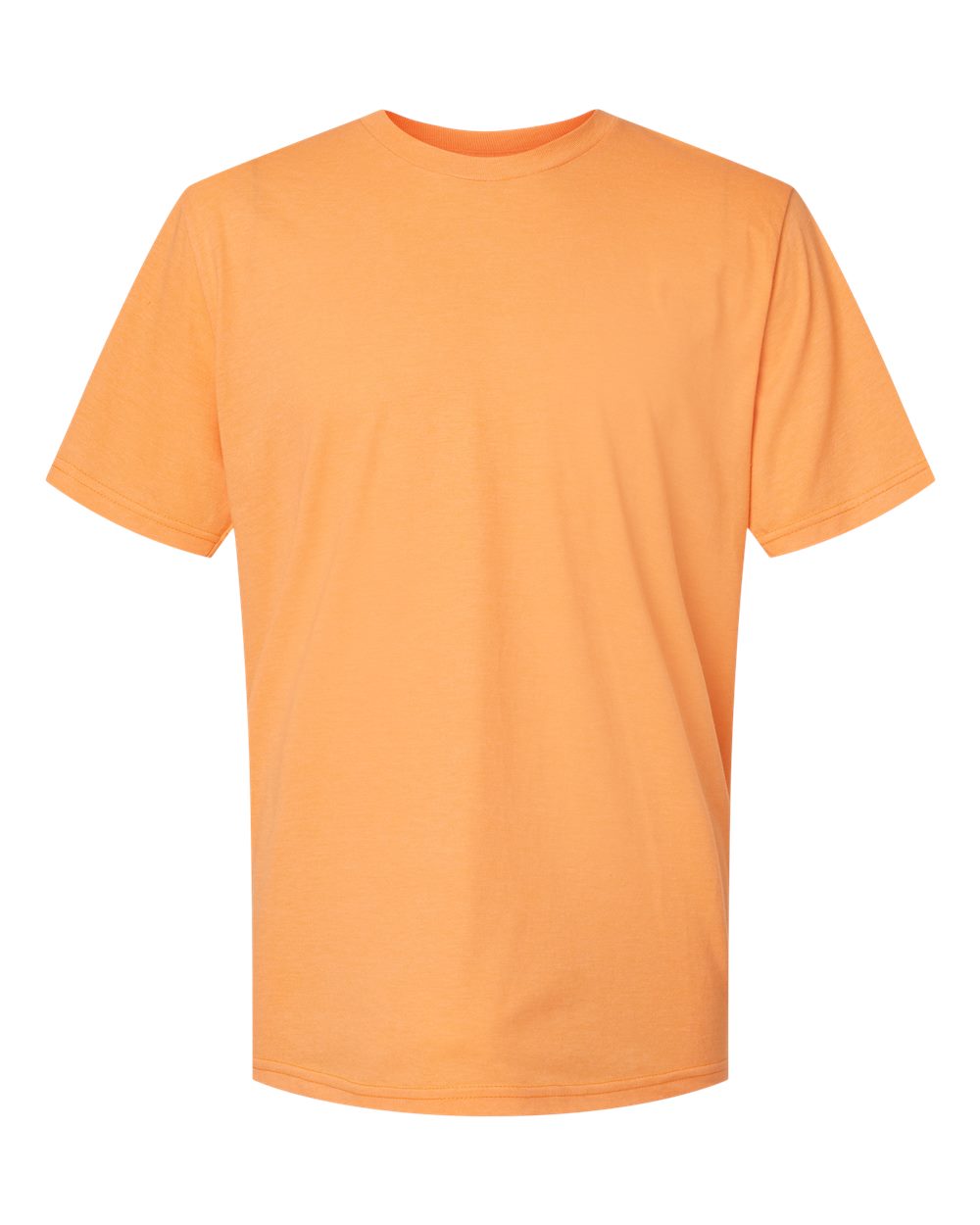Gildan 64000CVC Unisex Softstyle® CVC T-Shirt - Tangerine Mist - Front View