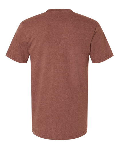 Gildan 64000CVC Unisex Softstyle® CVC T-Shirt - Cocoa Mist - Back View