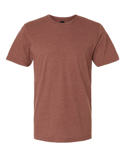 Gildan 64000CVC Unisex Softstyle® CVC T-Shirt - Cocoa Mist - Front View