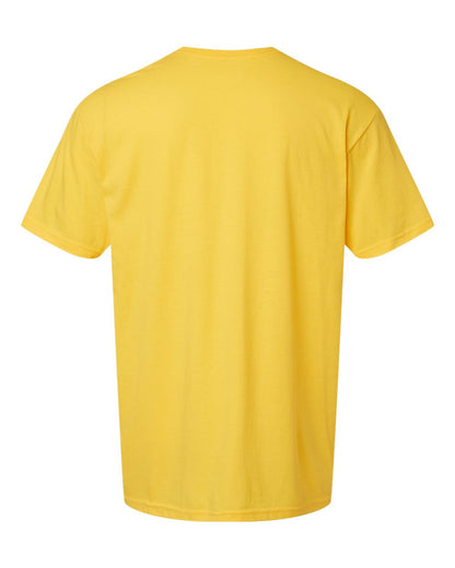 Gildan 64000CVC Unisex Softstyle® CVC T-Shirt - Daisy Mist - Back View