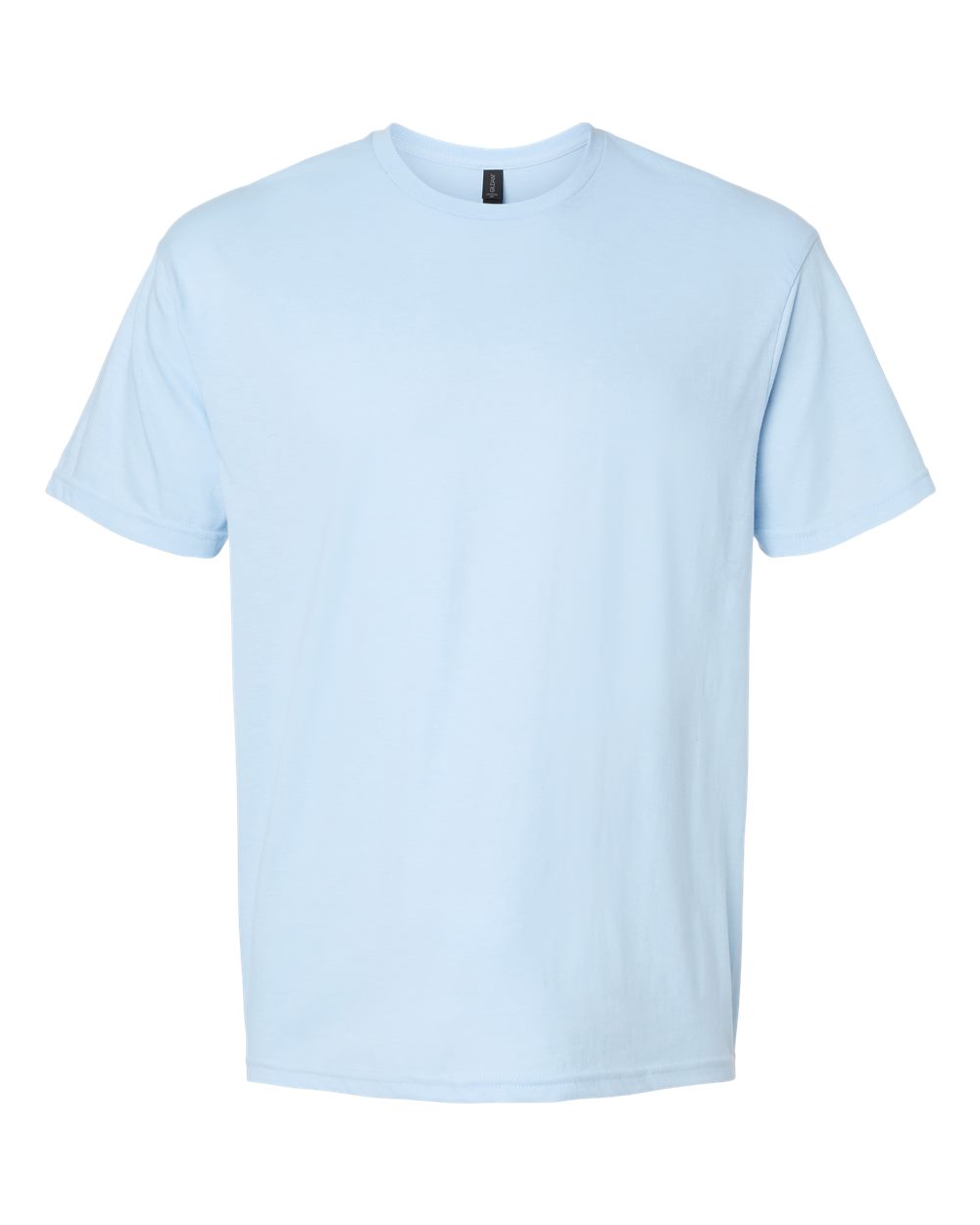 Gildan 64000CVC Unisex Softstyle® CVC T-Shirt - Light Blue Mist - Front View