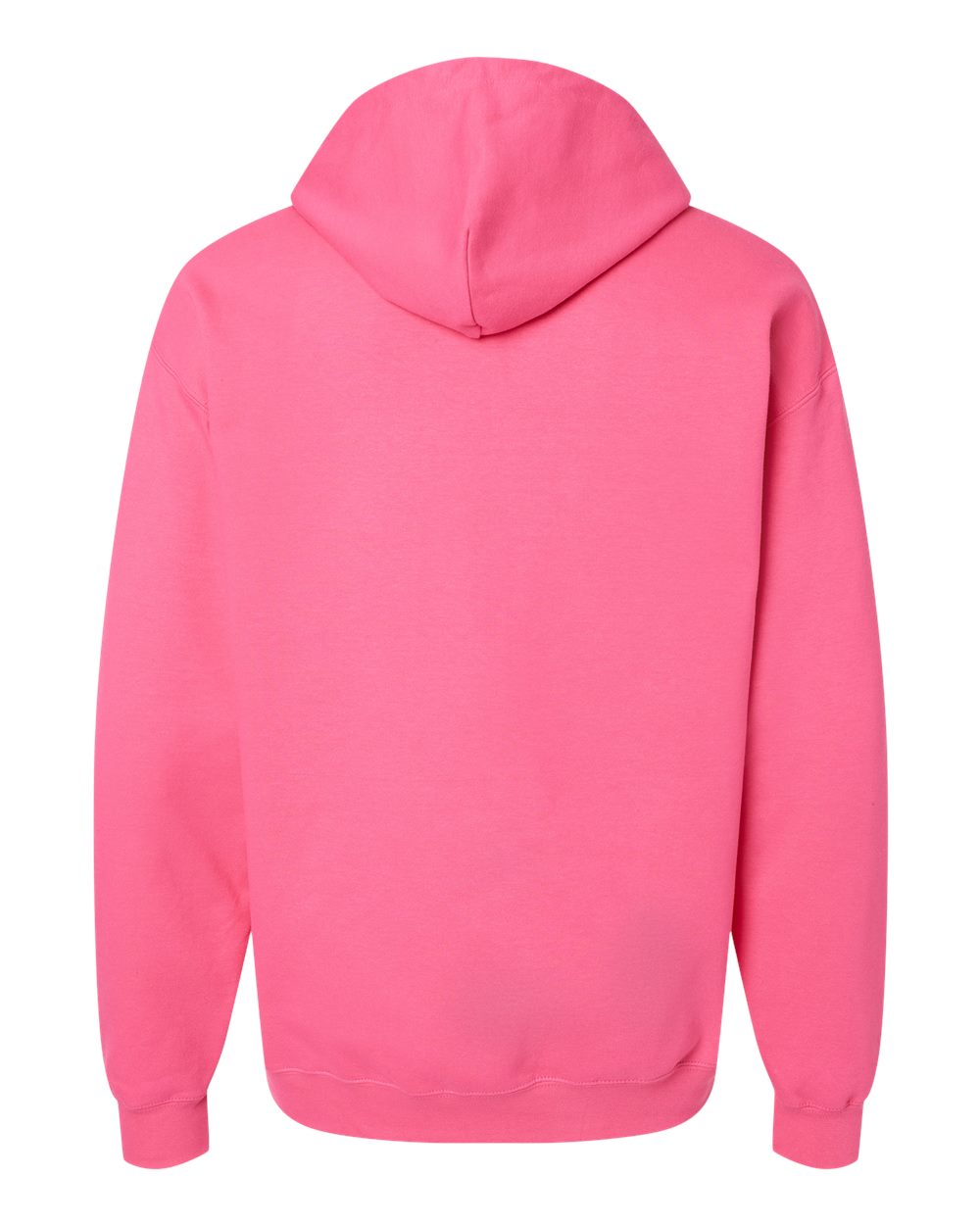 Gildan SF500 Unisex Softstyle® Midweight Hooded Sweatshirt - Pink Lemonade - Back View