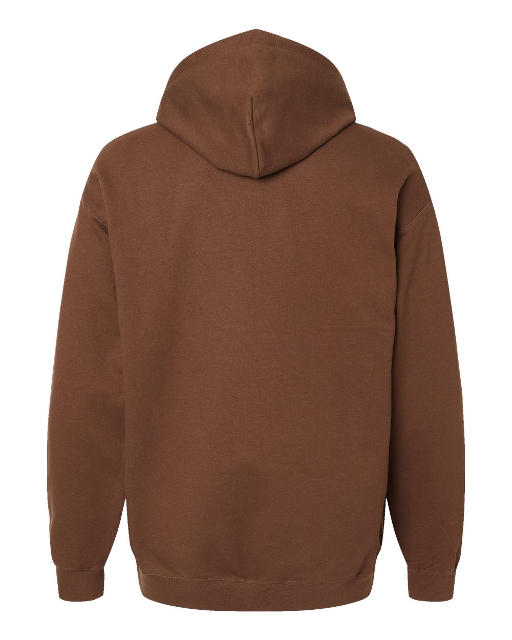 Gildan SF500 Unisex Softstyle® Midweight Hooded Sweatshirt - Cocoa - Back View