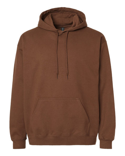 Gildan SF500 Unisex Softstyle® Midweight Hooded Sweatshirt - Cocoa - Front View