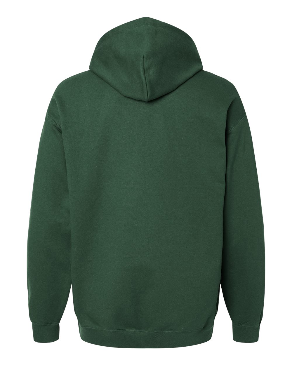 Gildan SF500 Unisex Softstyle® Midweight Hooded Sweatshirt - Forest Green - Back View