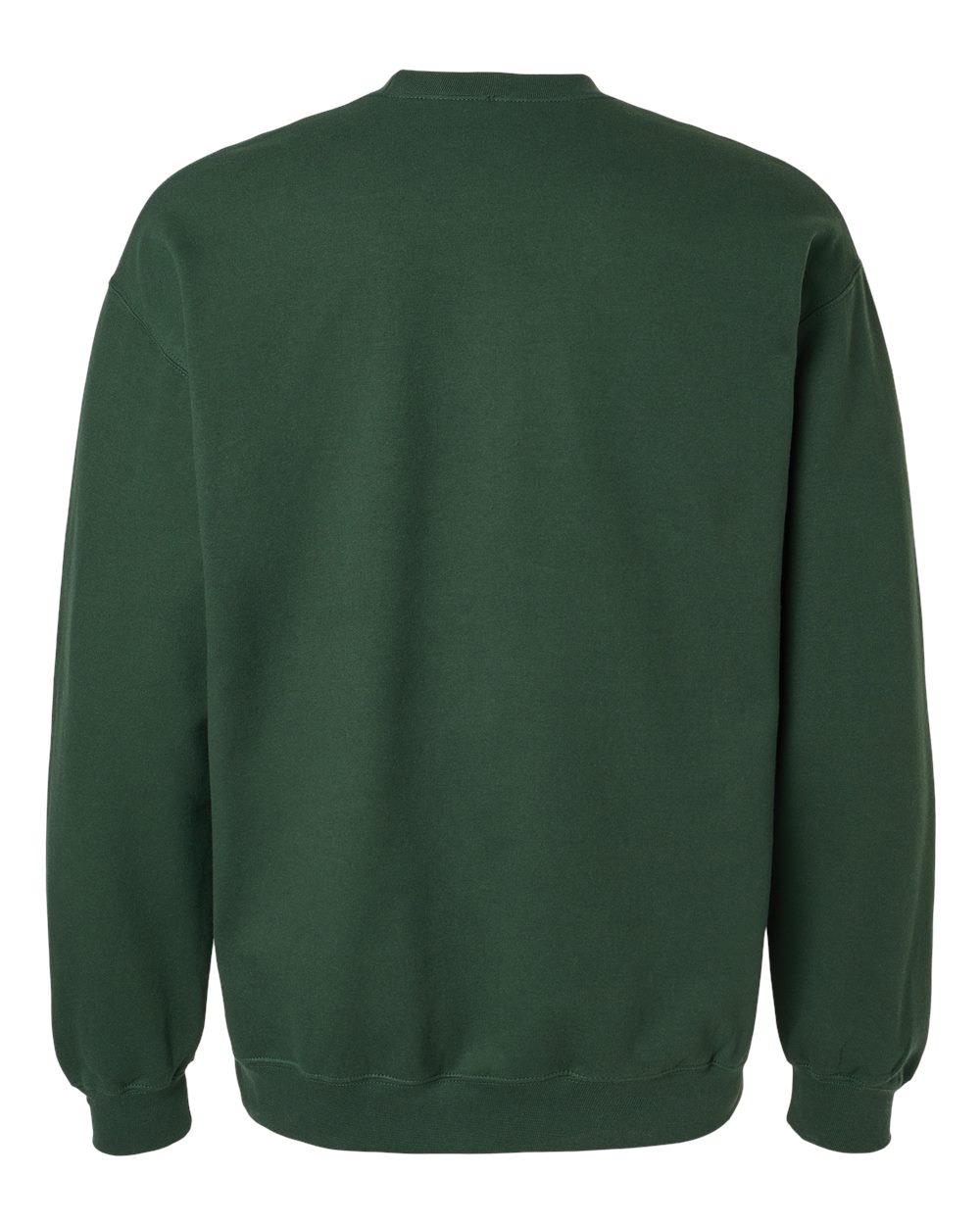 Gildan SF000 Unisex Softstyle® Midweight Crewneck Sweatshirt - Forest Green - Back View