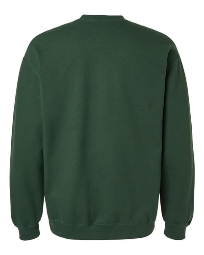 Gildan SF000 Unisex Softstyle® Midweight Crewneck Sweatshirt - Forest Green - Back View