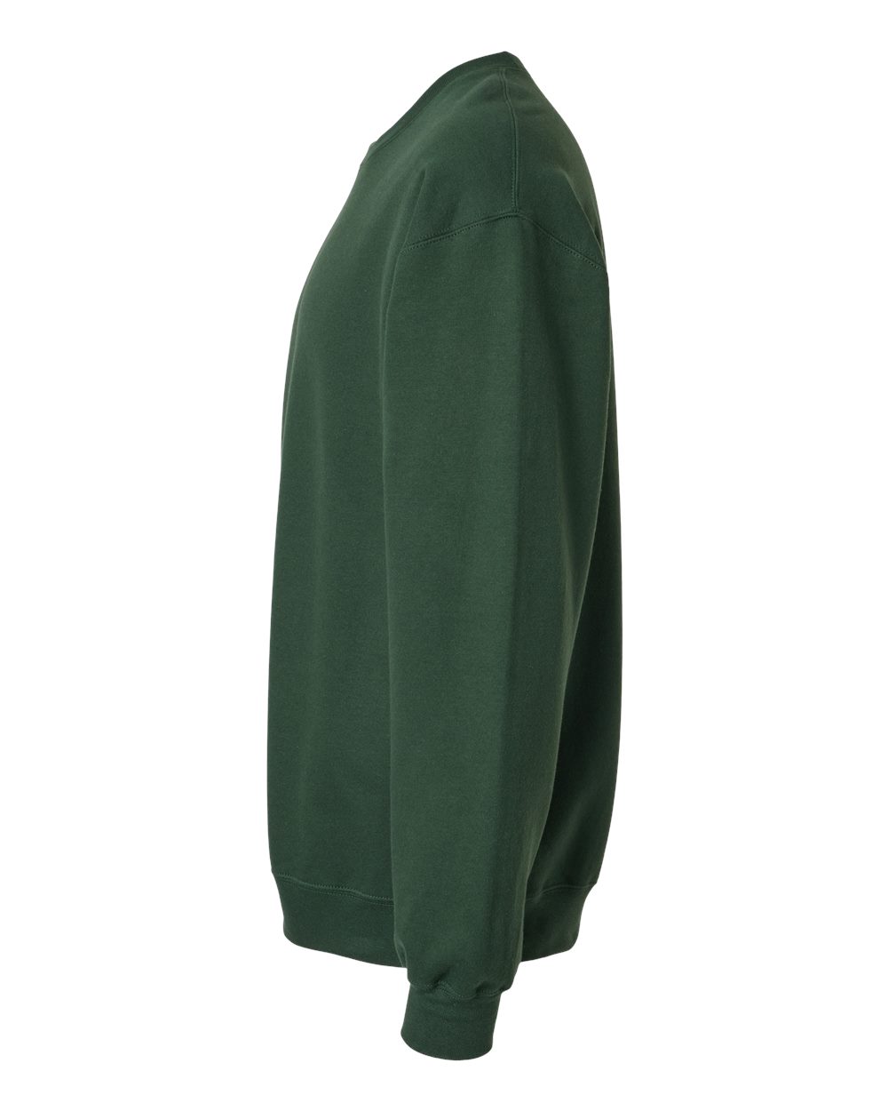 Gildan SF000 Unisex Softstyle® Midweight Crewneck Sweatshirt - Forest Green - Direct Side