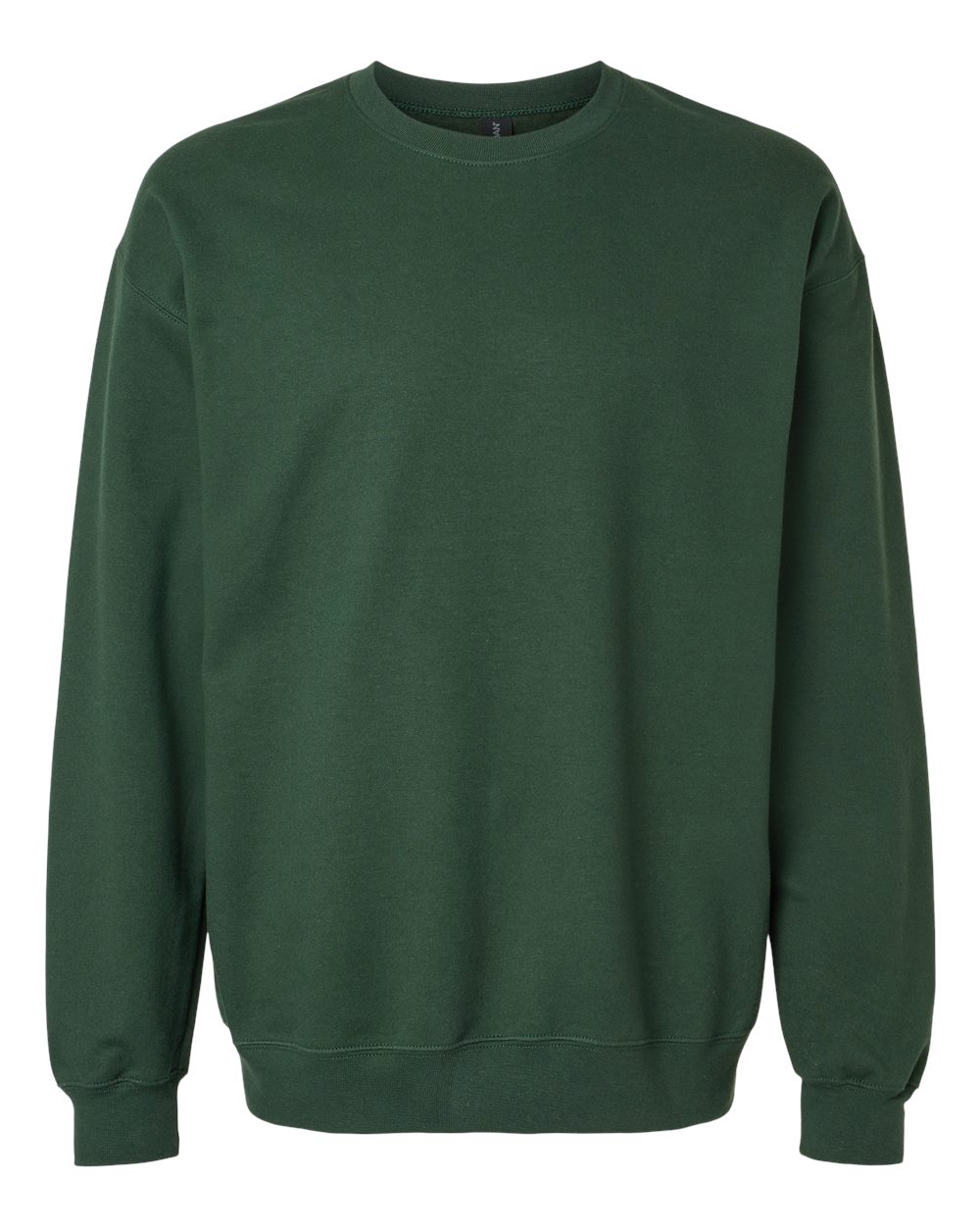 Gildan SF000 Unisex Softstyle® Midweight Crewneck Sweatshirt - Forest Green - Front View