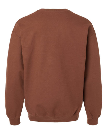 Gildan SF000 Unisex Softstyle® Midweight Crewneck Sweatshirt - Cocoa - Back View
