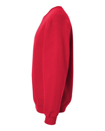 Gildan SF000 Unisex Softstyle® Midweight Crewneck Sweatshirt - Red - Direct Side