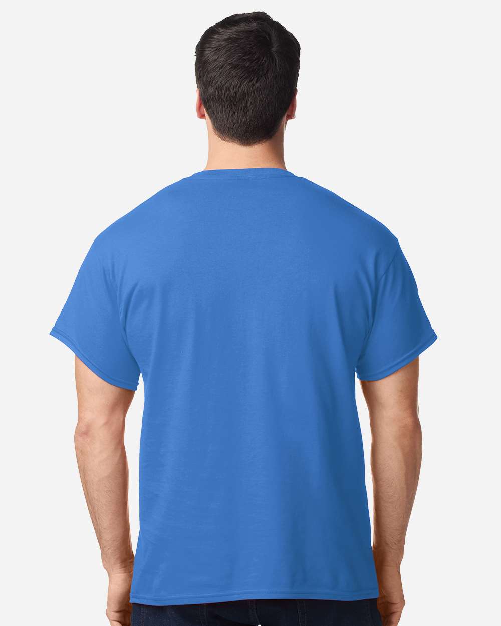 Gildan 5000 Unisex Heavy Cotton™ T-Shirt - Iris - On Model Back