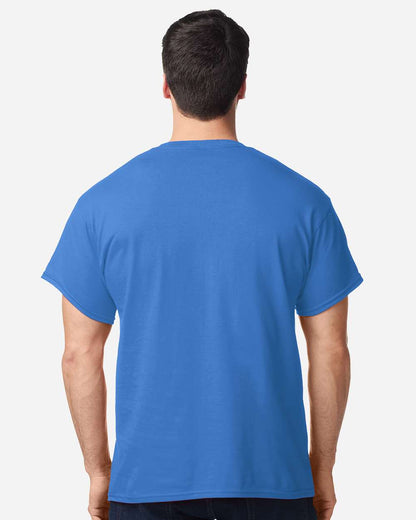 Gildan 5000 Unisex Heavy Cotton™ T-Shirt - Iris - On Model Back
