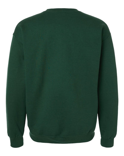 Gildan 18000 Unisex Heavy Blend™ Crewneck Sweatshirt - Fan Dark Green - Back View