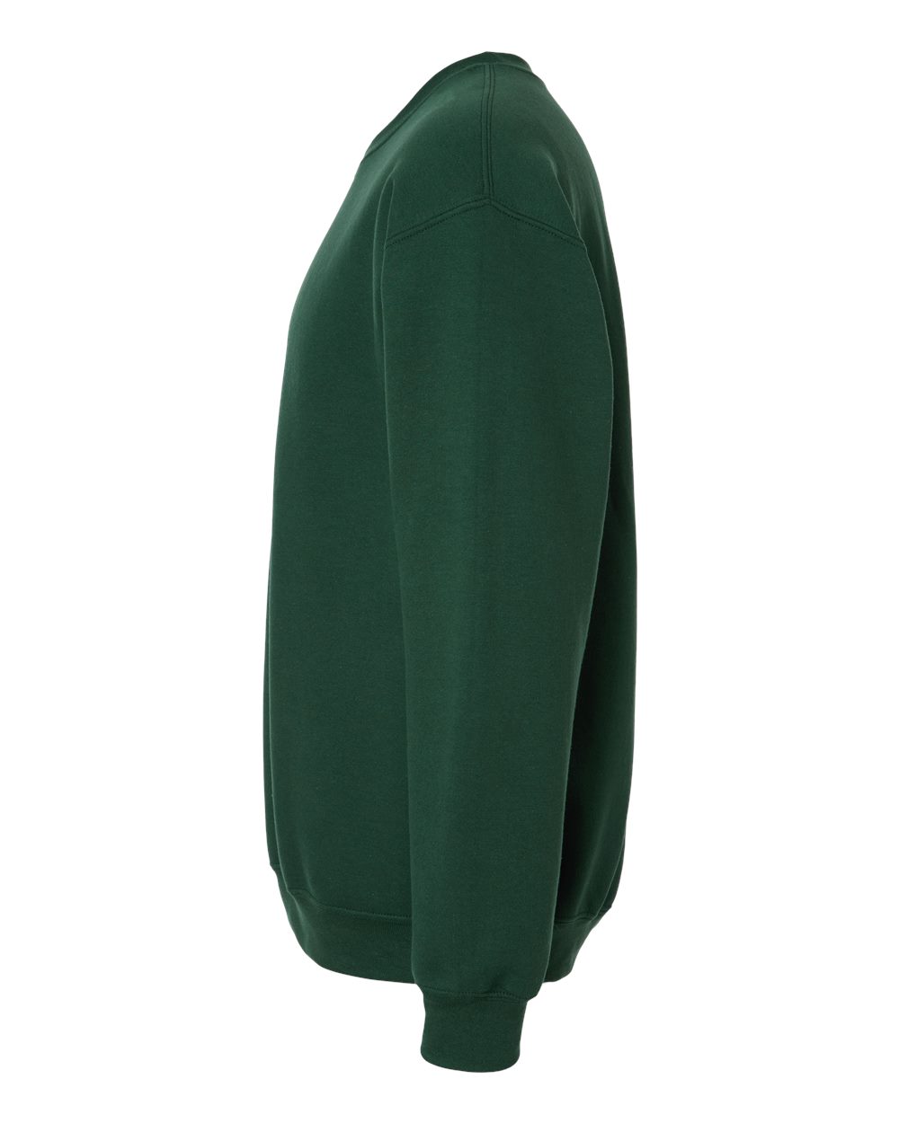 Gildan 18000 Unisex Heavy Blend™ Crewneck Sweatshirt - Fan Dark Green - Direct Side