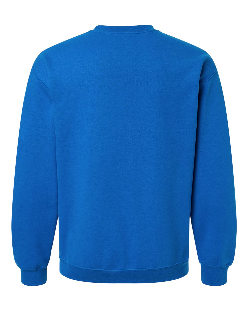 Gildan 18000 Unisex Heavy Blend™ Crewneck Sweatshirt - Neon Blue - Back View