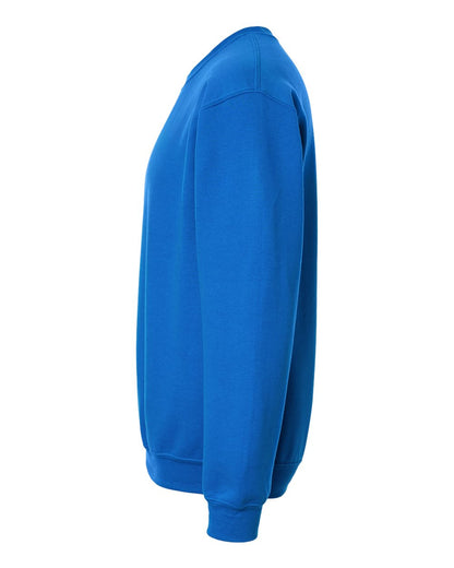Gildan 18000 Unisex Heavy Blend™ Crewneck Sweatshirt - Neon Blue - Direct Side