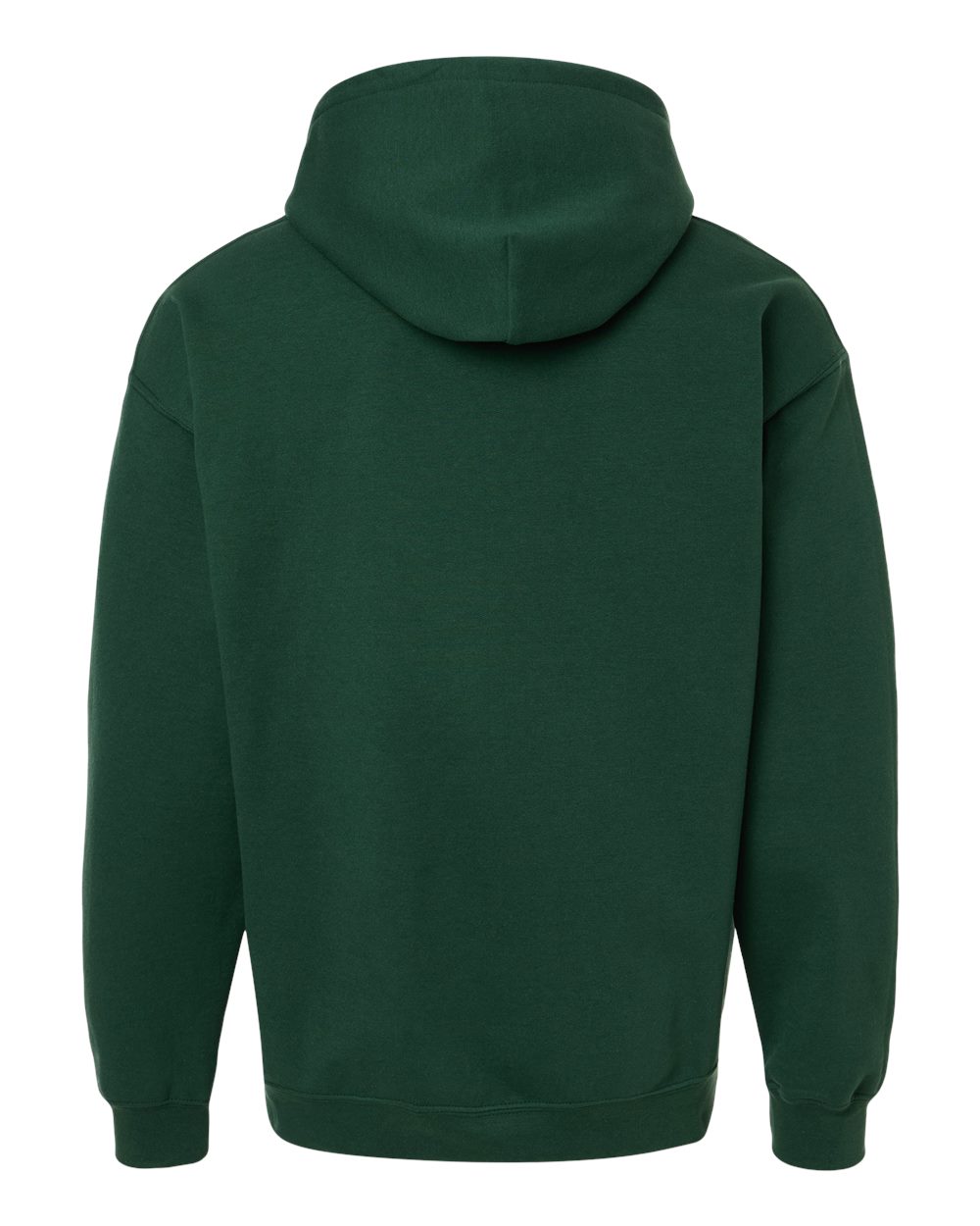 Gildan 18500 Unisex Heavy Blend™ Hooded Sweatshirt - Fan Dark Green - Back View