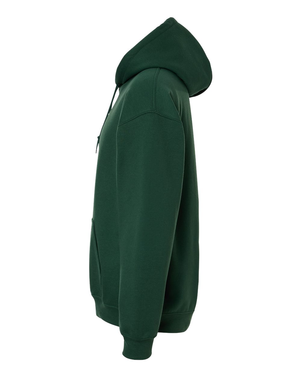 Gildan 18500 Unisex Heavy Blend™ Hooded Sweatshirt - Fan Dark Green - Direct Side
