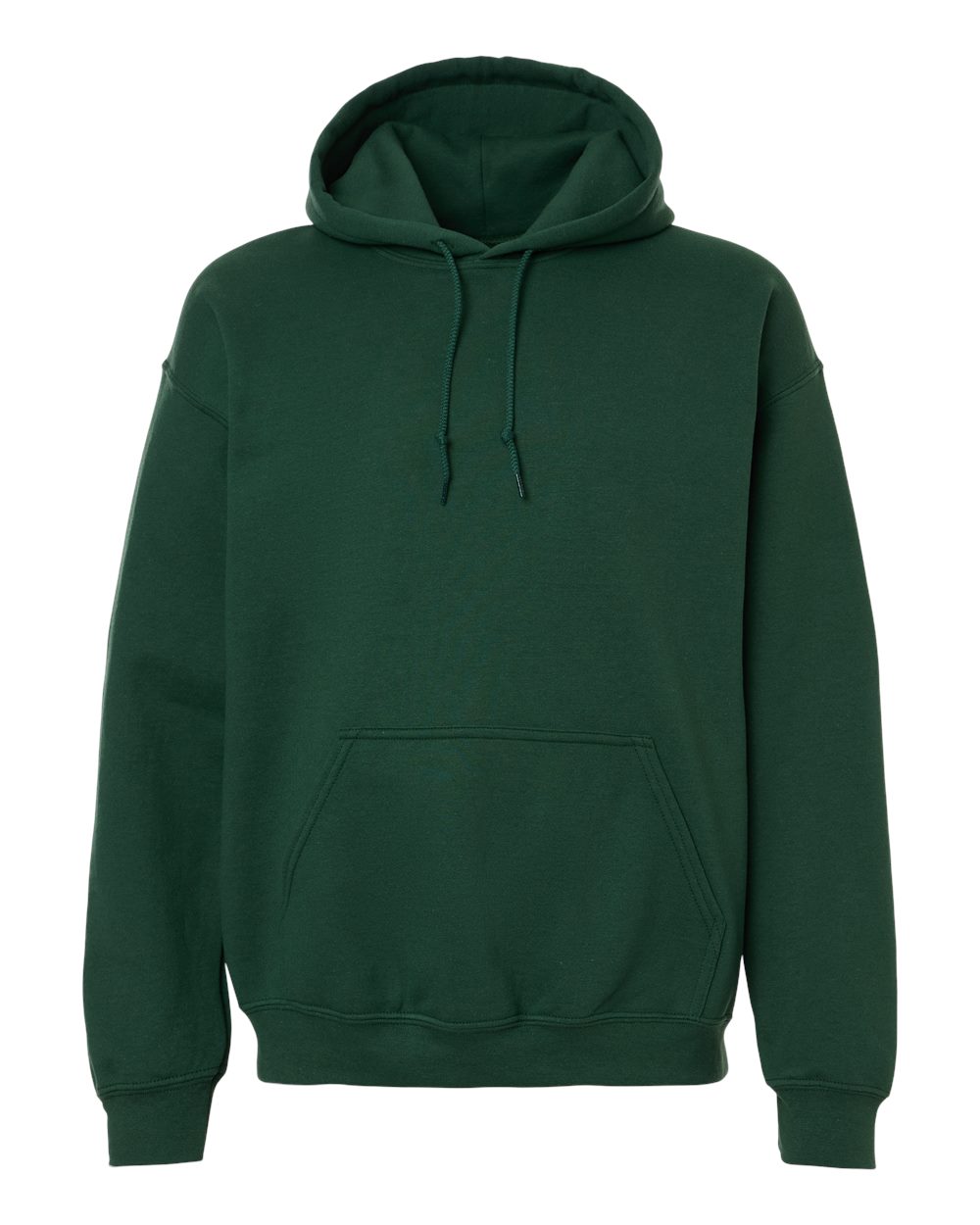 Gildan 18500 Unisex Heavy Blend™ Hooded Sweatshirt - Fan Dark Green - Front View