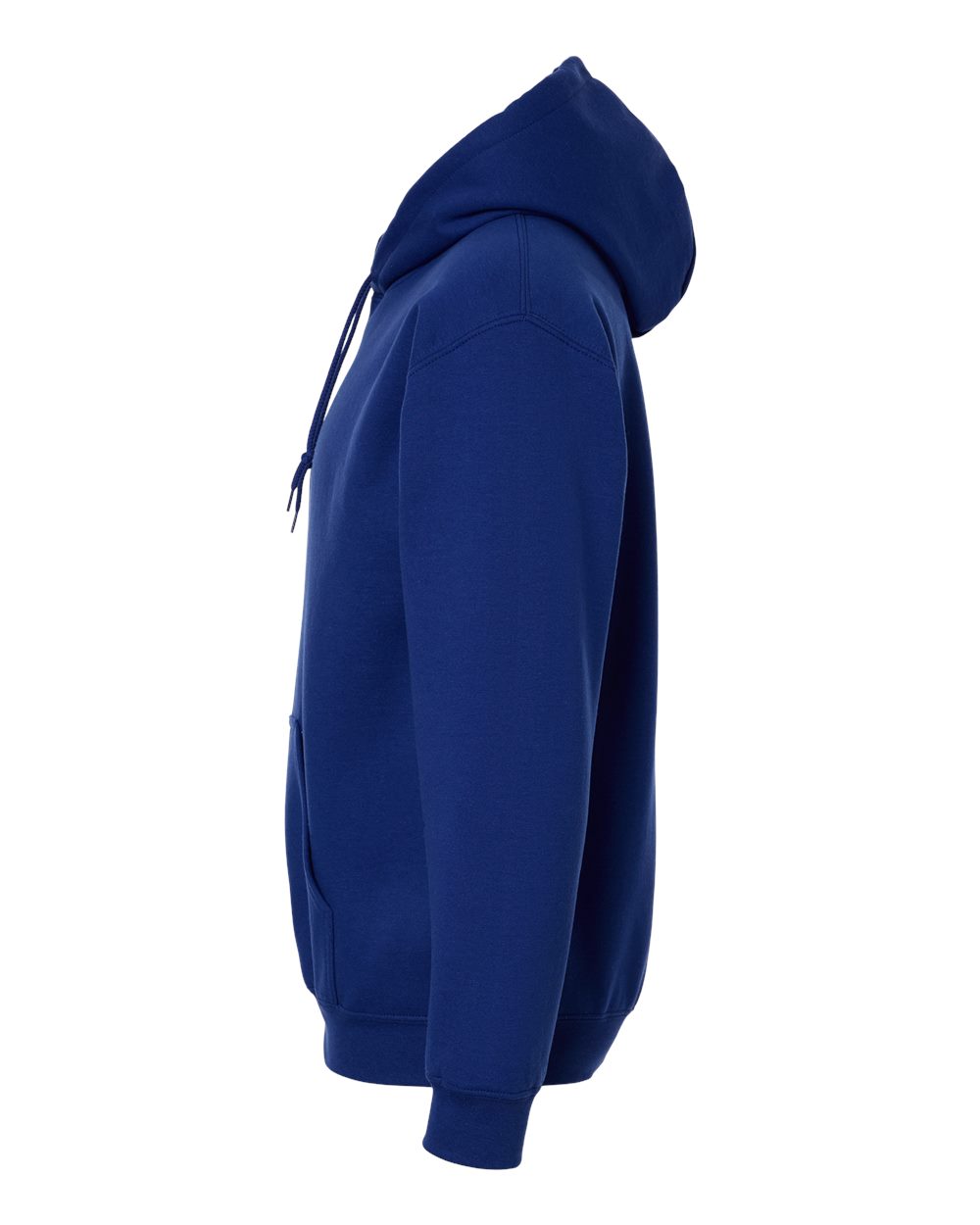Gildan 18500 Unisex Heavy Blend™ Hooded Sweatshirt - Fan Deep Royal - Direct Side