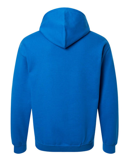 Gildan 18500 Unisex Heavy Blend™ Hooded Sweatshirt - Neon Blue - Back View