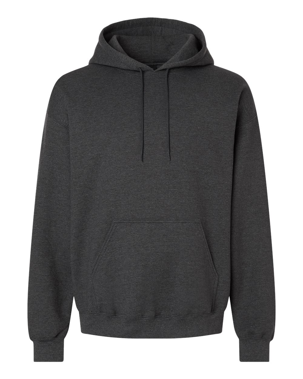 Gildan 18500 Unisex Heavy Blend™ Hooded Sweatshirt - Fan Charcoal Heather - Front View