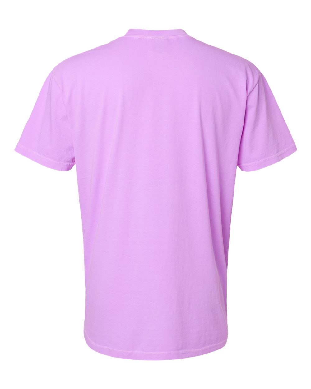 Comfort Colors 1717 Unisex Garment-Dyed Heavyweight T-Shirt - Neon Violet - Back View