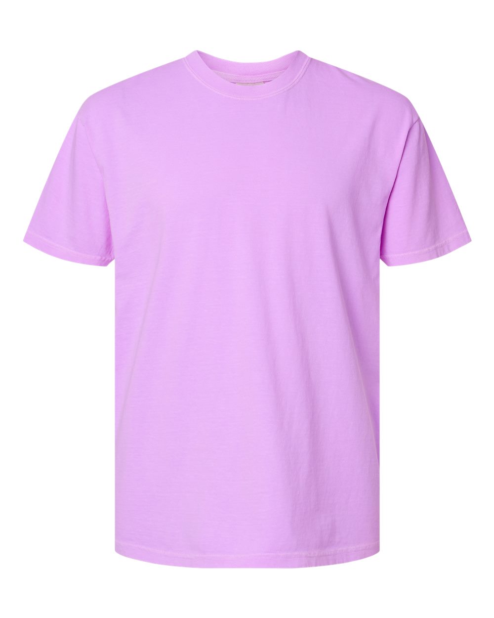 Comfort Colors 1717 Unisex Garment-Dyed Heavyweight T-Shirt - Neon Violet - Front View
