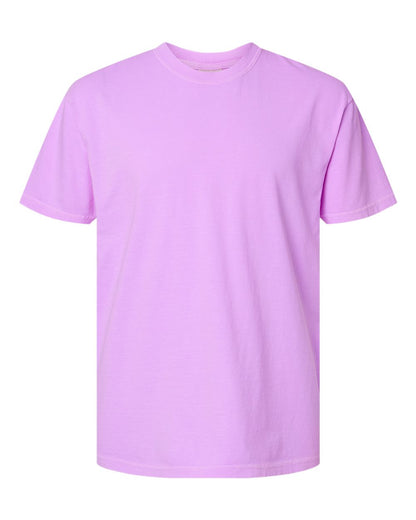 Comfort Colors 1717 Unisex Garment-Dyed Heavyweight T-Shirt - Neon Violet - Front View