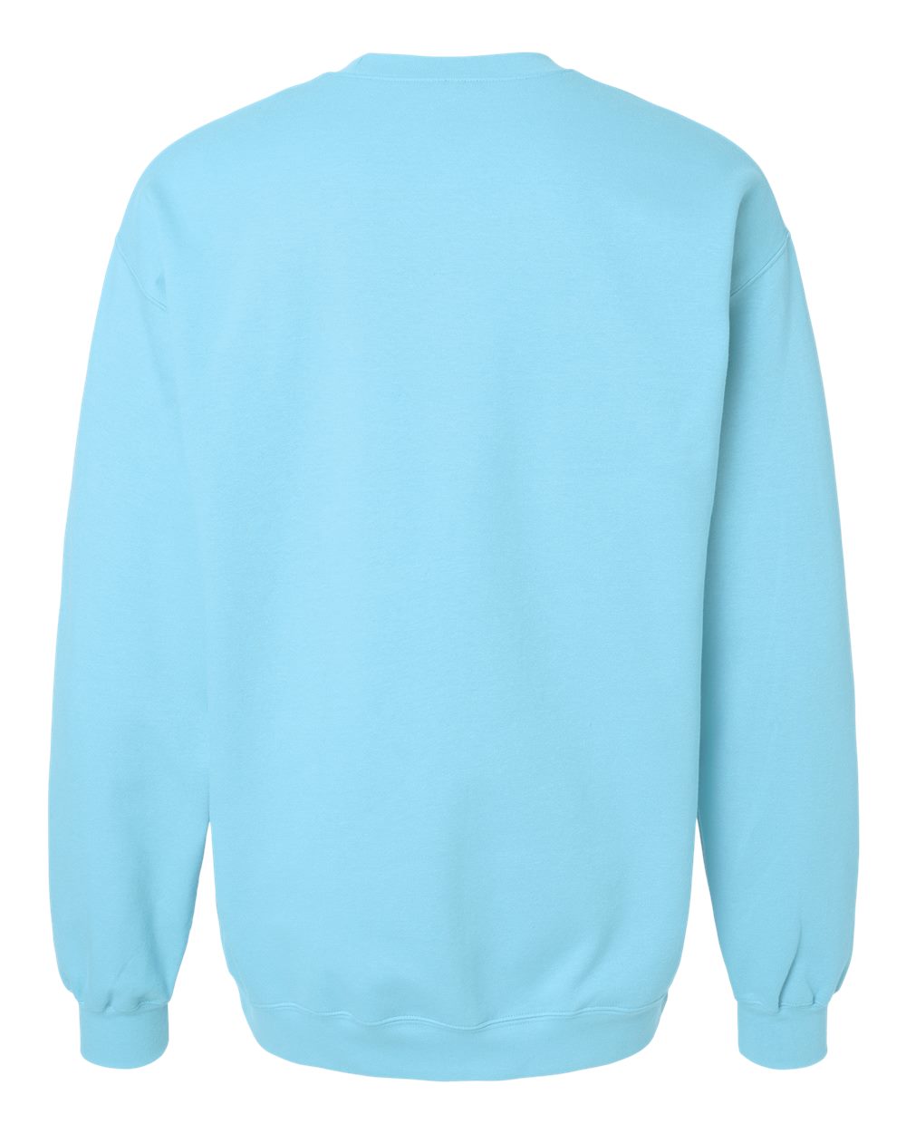 Gildan SF000 Unisex Softstyle® Midweight Crewneck Sweatshirt - Sky - Back View