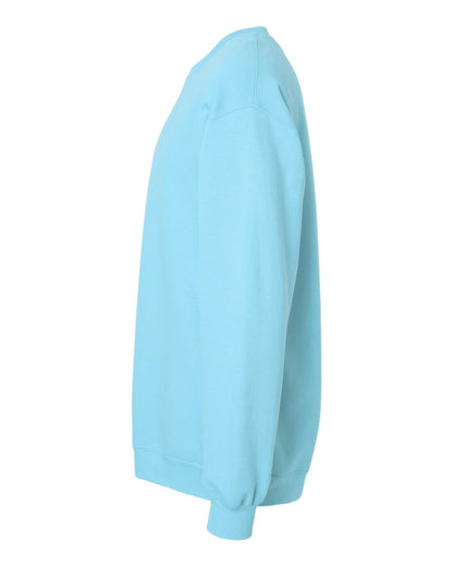 Gildan SF000 Unisex Softstyle® Midweight Crewneck Sweatshirt - Sky - Direct Side