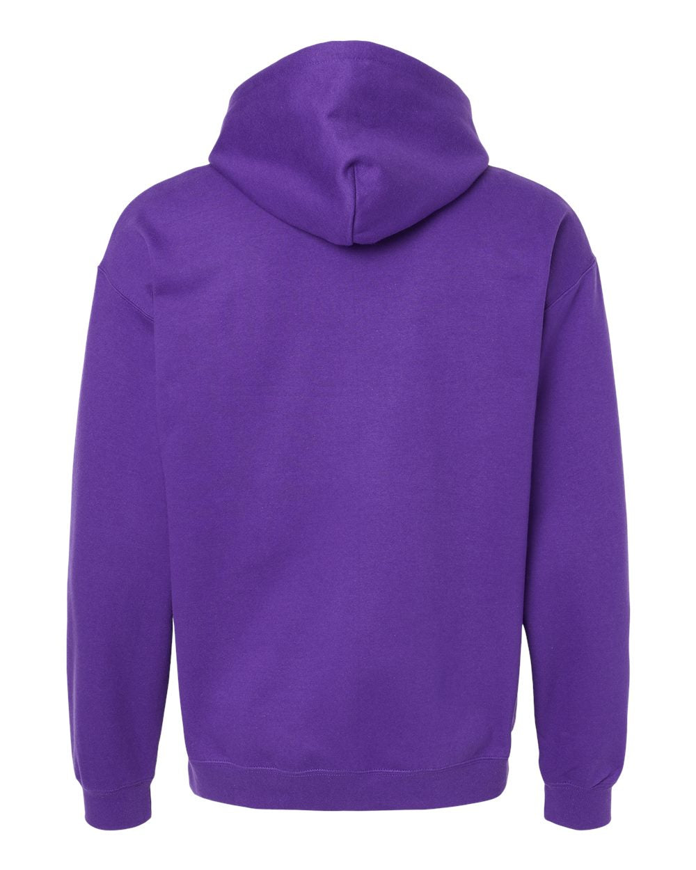 Gildan SF500 Unisex Softstyle® Midweight Hooded Sweatshirt - Purple - Back View